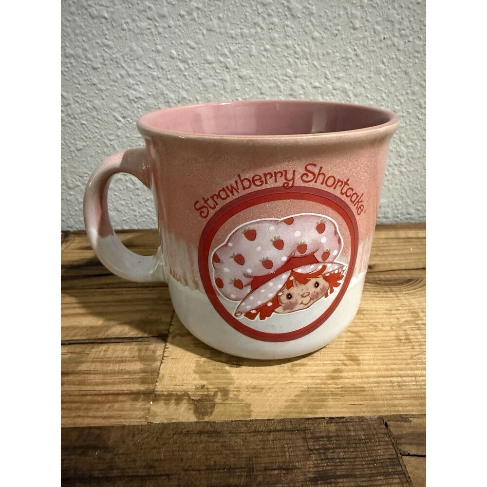 Strawberry Shortcake Ceramic Mug Coffee Tea Pink NEW